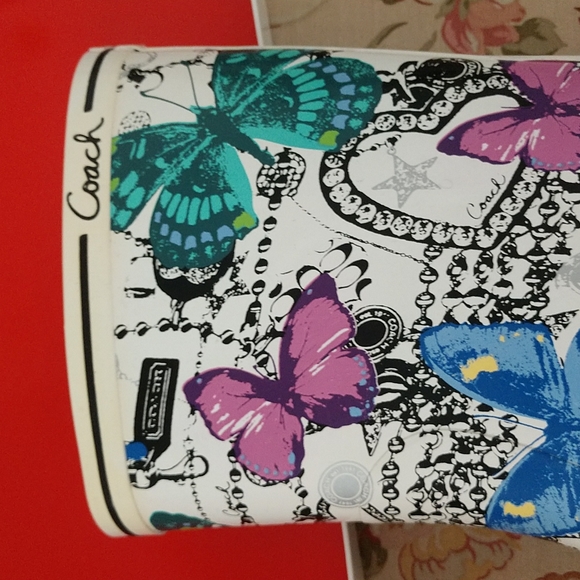 #12 PRICE REDUCED COACH Ursula Jewel Butterfly Rain boots NIB=NWT - Picture 6 of 12